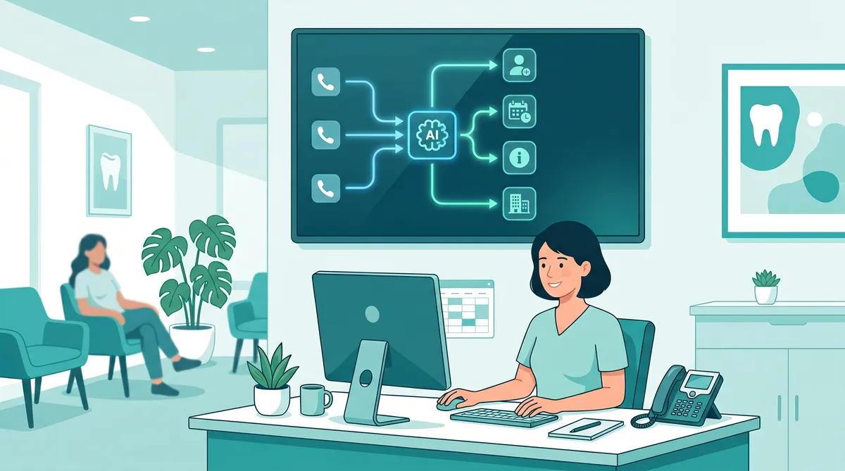 Reduce Dental Front Desk Calls by 40% With AI